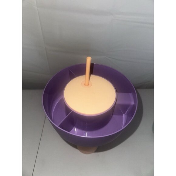 Snack Bowl Water Bottle Tumbler Purple 1pc Accessories Fit Stanley Cup 40oz - Picture 2 of 6